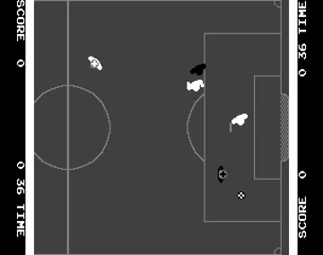 Atari Soccer screen shot game playing